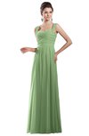 ColsBM Alena Gleam Simple A-line Sleeveless Chiffon Floor Length Pleated Evening Dresses
