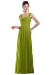 ColsBM Alena Green Oasis Simple A-line Sleeveless Chiffon Floor Length Pleated Evening Dresses