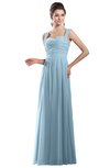 ColsBM Alena Ice Blue Simple A-line Sleeveless Chiffon Floor Length Pleated Evening Dresses