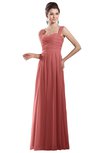 ColsBM Alena Lantana Simple A-line Sleeveless Chiffon Floor Length Pleated Evening Dresses