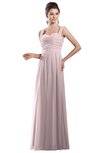 ColsBM Alena Petal Pink Simple A-line Sleeveless Chiffon Floor Length Pleated Evening Dresses