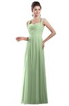 ColsBM Alena Seacrest Simple A-line Sleeveless Chiffon Floor Length Pleated Evening Dresses