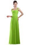 ColsBM Alena Sharp Green Simple A-line Sleeveless Chiffon Floor Length Pleated Evening Dresses