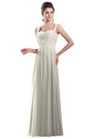 ColsBM Alena Whisper White Simple A-line Sleeveless Chiffon Floor Length Pleated Evening Dresses