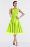 ColsBM Alissa Sharp Green Cute A-line Sleeveless Knee Length Ruching Bridesmaid Dresses