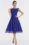 ColsBM Alissa Spectrum Blue Cute A-line Sleeveless Knee Length Ruching Bridesmaid Dresses