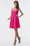 ColsBM Aviana Fandango Pink Elegant A-line Sleeveless Chiffon Pleated Party Dresses
