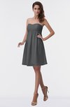 ColsBM Aviana Grey Elegant A-line Sleeveless Chiffon Pleated Party Dresses