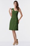 ColsBM Harmony Garden Green Cute Sheath One Shoulder Sleeveless Knee Length Little Black Dresses