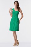 ColsBM Harmony Pepper Green Cute Sheath One Shoulder Sleeveless Knee Length Little Black Dresses