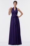 ColsBM Allie Royal Purple Modest A-line Backless Floor Length Pleated Bridesmaid Dresses