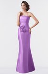 ColsBM Aria African Violet Classic Trumpet Sleeveless Backless Floor Length Bridesmaid Dresses