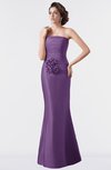 ColsBM Aria Eggplant Classic Trumpet Sleeveless Backless Floor Length Bridesmaid Dresses