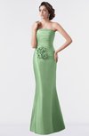 ColsBM Aria Fair Green Classic Trumpet Sleeveless Backless Floor Length Bridesmaid Dresses