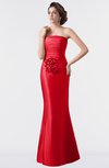 ColsBM Aria Fiery Red Classic Trumpet Sleeveless Backless Floor Length Bridesmaid Dresses