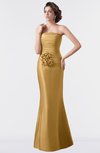 ColsBM Aria Honey Mustard Classic Trumpet Sleeveless Backless Floor Length Bridesmaid Dresses