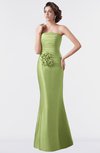 ColsBM Aria Leaf Green Classic Trumpet Sleeveless Backless Floor Length Bridesmaid Dresses