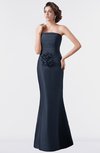 ColsBM Aria Navy Blue Classic Trumpet Sleeveless Backless Floor Length Bridesmaid Dresses