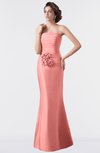 ColsBM Aria Peach Blossom Classic Trumpet Sleeveless Backless Floor Length Bridesmaid Dresses