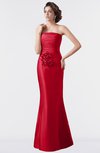 ColsBM Aria Red Classic Trumpet Sleeveless Backless Floor Length Bridesmaid Dresses