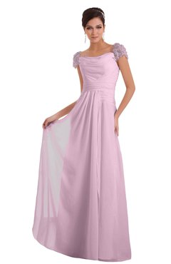 ColsBM Carlee Fairy Tale Elegant A-line Wide Square Short Sleeve Appliques Bridesmaid Dresses