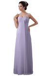 ColsBM Erin Light Purple Informal A-line Spaghetti Sleeveless Floor Length Ruching Plus Size Bridesmaid Dresses