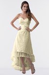 ColsBM Isabel Champagne Simple A-line Zipper Tea Length Paillette Plus Size Bridesmaid Dresses