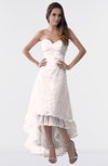 ColsBM Isabel Rosewater Pink Simple A-line Zipper Tea Length Paillette Plus Size Bridesmaid Dresses