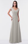 ColsBM Madelyn Ashes Of Roses Informal A-line Portrait Zipper Floor Length Ruching Plus Size Bridesmaid Dresses
