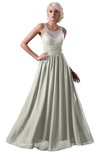 ColsBM Cora Ivory Cute A-line Scoop Sleeveless Zipper Beading Plus Size Bridesmaid Dresses