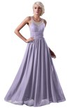 ColsBM Cora Light Purple Cute A-line Scoop Sleeveless Zipper Beading Plus Size Bridesmaid Dresses