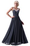 ColsBM Cora Nightshadow Blue Cute A-line Scoop Sleeveless Zipper Beading Plus Size Bridesmaid Dresses