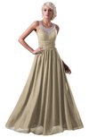 ColsBM Cora Novelle Peach Cute A-line Scoop Sleeveless Zipper Beading Plus Size Bridesmaid Dresses