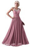 ColsBM Cora Rosebloom Cute A-line Scoop Sleeveless Zipper Beading Plus Size Bridesmaid Dresses