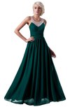 ColsBM Cora Shaded Spruce Cute A-line Scoop Sleeveless Zipper Beading Plus Size Bridesmaid Dresses