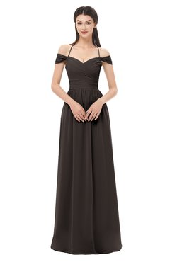 ColsBM Amirah Java Bridesmaid Dresses Halter Zip up Pleated Floor Length Elegant Short Sleeve