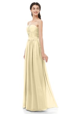 ColsBM Esme Cornhusk Bridesmaid Dresses Zip up A-line Floor Length Sleeveless Simple Sweetheart