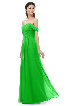 ColsBM Sylvia Jasmine Green Bridesmaid Dresses Mature Floor Length Sweetheart Ruching A-line Zip up