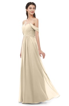 ColsBM Sylvia Novelle Peach Bridesmaid Dresses Mature Floor Length Sweetheart Ruching A-line Zip up