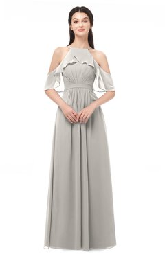 ColsBM Andi Hushed Violet Bridesmaid Dresses Zipper Off The Shoulder Elegant Floor Length Sash A-line