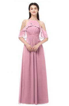 ColsBM Andi Rosebloom Bridesmaid Dresses Zipper Off The Shoulder Elegant Floor Length Sash A-line