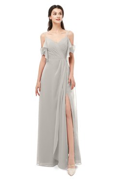 ColsBM Blair Hushed Violet Bridesmaid Dresses Spaghetti Zipper Simple A-line Ruching Short Sleeve