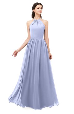 ColsBM Irene Lavender Bridesmaid Dresses Sleeveless Halter Criss-cross Straps Sexy A-line Sash