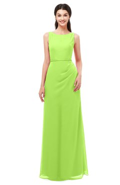ColsBM Livia Sharp Green Bridesmaid Dresses Sleeveless A-line Traditional Pick up Floor Length Sabrina