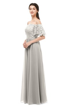 ColsBM Ingrid Ashes Of Roses Bridesmaid Dresses Half Backless Glamorous A-line Strapless Short Sleeve Pleated