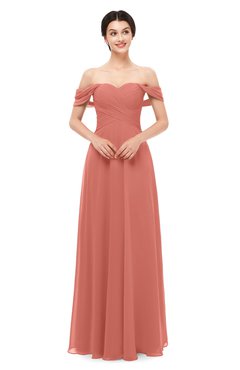 ColsBM Lydia Crabapple Bridesmaid Dresses Sweetheart A-line Floor Length Modern Ruching Short Sleeve