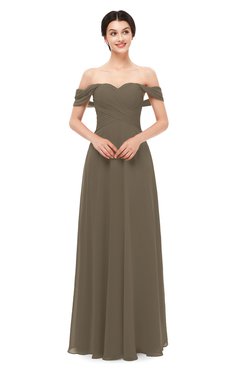 ColsBM Lydia Otter Bridesmaid Dresses Sweetheart A-line Floor Length Modern Ruching Short Sleeve