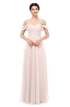 ColsBM Lydia Silver Peony Bridesmaid Dresses Sweetheart A-line Floor Length Modern Ruching Short Sleeve