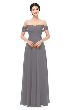 ColsBM Lydia Storm Front Bridesmaid Dresses Sweetheart A-line Floor Length Modern Ruching Short Sleeve