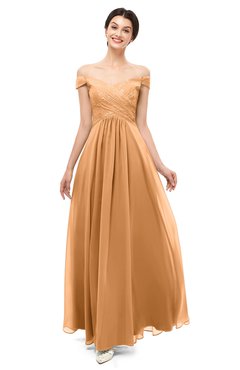 ColsBM Lilith Pheasant Bridesmaid Dresses Off The Shoulder Pleated Short Sleeve Romantic Zip up A-line